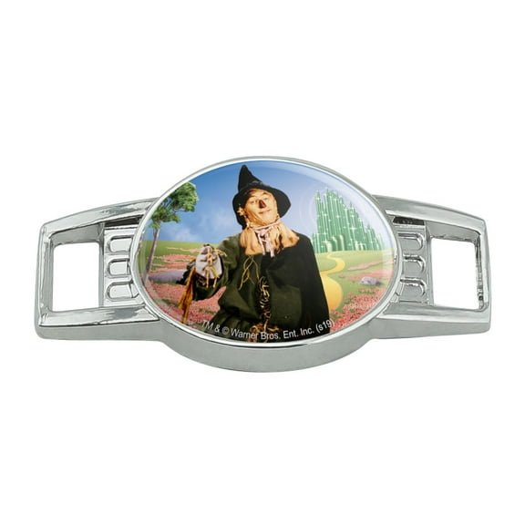 Wizard of Oz Scarecrow Character Shoe Shoelace Shoe Lace Tag Runner Gym Charm Decoration