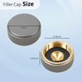 thumbnail image 2 of shiyou-Filler Cap Replacement for Coleman Lantern Parts - Compatible with Coleman Stove,Model 3000000454 Fuel Cap, 2 of 4
