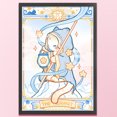 thumbnail image 1 of Cuadros Decorativos Bordado completo Hilo de algodón ecológico 11CT Impreso Tarot Punto de cruz Obra de arte (9) Wdftyju embutido en tela, 1 of 9