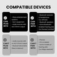 thumbnail image 3 of Avantree Relay - Adaptador Bluetooth 5.3 premium para avión, compatible con 2 AirPods o auriculares con aptX adaptable y baja latencia, transmisor de audio inalámbrico con conector AUX de 3,5 mm para, 3 of 5