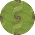 thumbnail image 1 of Ahgly Company Indoor Square Patterned Pistachio Green Area Rugs, 3' Square, 1 of 6