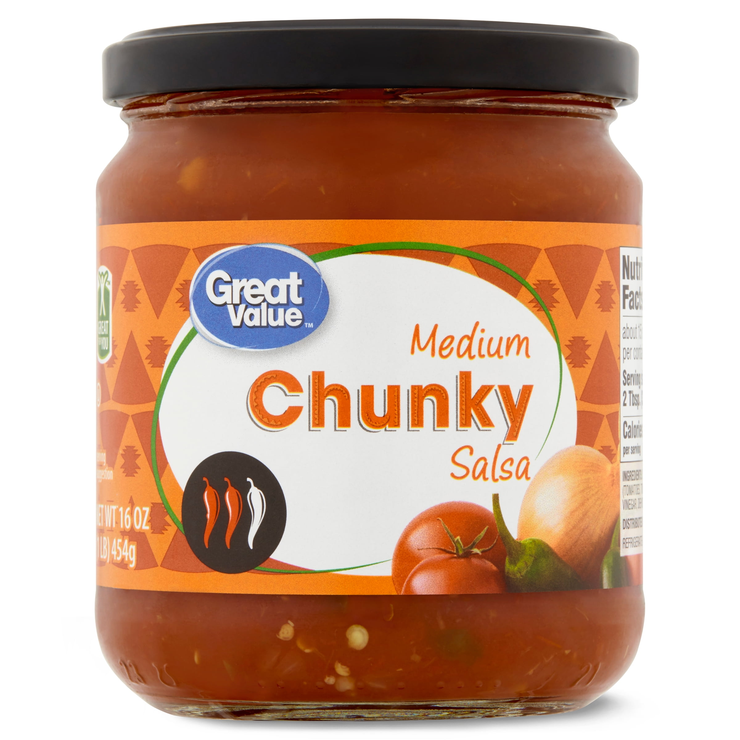 Great Value Medium Chunky Salsa, 16 oz