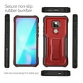 thumbnail image 7 of ExoGuard For Moto G Play 2021 Case, Phone Case with Screen Protector and Kickstand (Red), 7 of 7