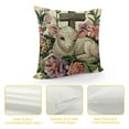 thumbnail image 4 of Awypu  Easter Blessings Sheep Decorative Throw Pillow Covers He is Risen Religious Cross Purple Porch Patio Outdoor Pillowcase, Lily Flower Eggs Butterfly Cushion Case Home Decor, 4 of 5