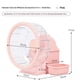 thumbnail image 2 of 4 in 1 Silent Large Hamster Wheel Multifunctional Hamster Running Wheel Quite Running Spinner Wheel Accessories with Food Bowl Water Bottle for Hamsters Dwarf Gerbil (pink), 2 of 5