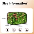 thumbnail image 5 of Kdxio Cactus And Succulents Print Toaster Cover Bread Machine Cover Fits for Most Standard 2 Slice Toasters,Keep Toaster Free From Dust And Fingerprint Oven Dustproof Cover, 5 of 7