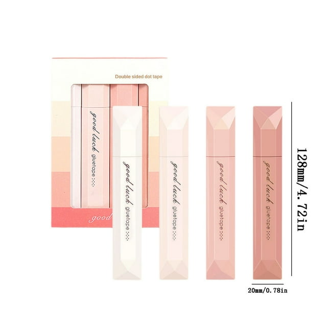 Ruban Adhésif Fort Double Face Dégradé Correction de Couleur avec Adhésif Fort 4 Pack