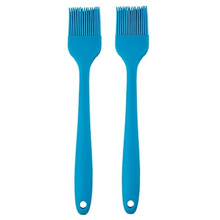 

GETHOME 2pcs BBQ Brush Silicone Tool Heat Easy Clean Baking Basting Pastry