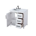 thumbnail image 6 of Elegant Lighting VF29532HO Alina 32" Free Standing Single Basin Vanity Set - Hazel Oak, 6 of 7