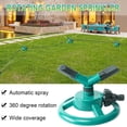 thumbnail image 1 of Abs Plastic Automatic Sprinkler, 360 Rotating Garden Irrigation With Adjustable Spray Arm, for Large Area Lawn Watering, Green, 1 of 9