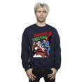 thumbnail image 2 of DC Comics Chandail Molletonné pour Hommes Superman Santa Comic, 2 of 3