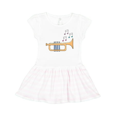 

Inktastic Trumpet Marching Band Musician Gift Gift Toddler Girl Dress