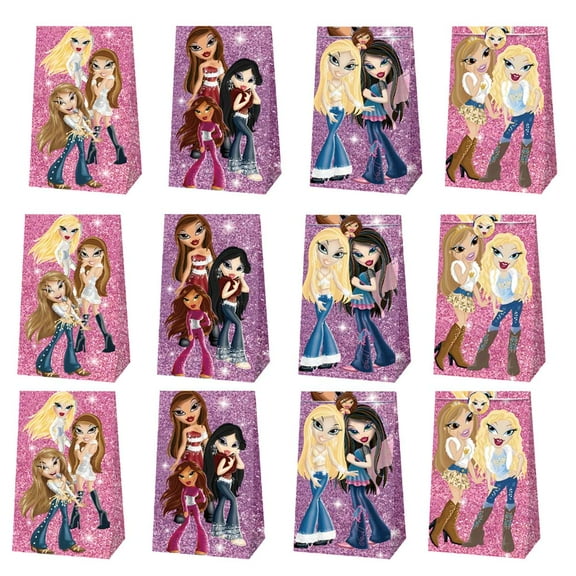 Bratz Girls Candy Bags Birthday Goodie Party Favor Decorations Treat Supplies
