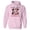 Pink, variant on Barking Around the Christmas Tree Hoodie Sweatshirt Unisex Large White