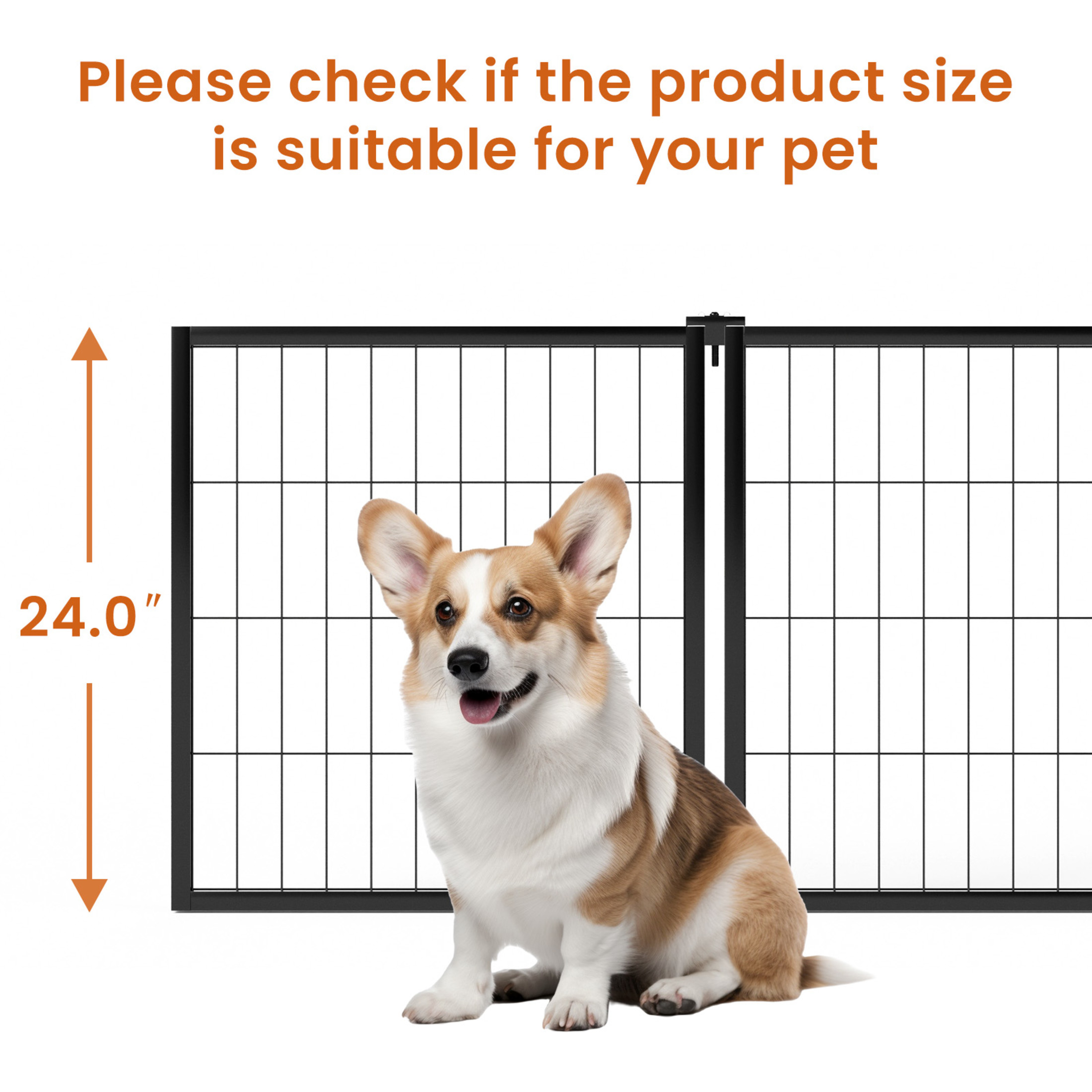 Noble House 47" Metal Dog Crate with Divider & Top Cover, Indoor Puppy Kennel for Small & Medium Dogs, Black