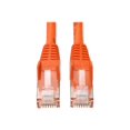 thumbnail image 1 of Eaton Tripp Lite Series RJ-45 (m) Orange CCAT 6 (UTP) 5 ft At6 Gigabit Snagless Molded Ethernet Cable (RJ45 M/M), PoE, (1.52 M) - Câble de Raccordement - à RJ-45 (M) - 5 Pi - UTP - - Moulé, Sans Accrochage, Toronné - Orange, 1 of 2