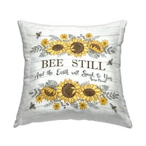 Stupell Industries Earth Will Speak To You Decorative Printed Throw Pillow Design by Deb Strain.