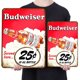 thumbnail image 2 of Placa Metal Vintage Budweiser Pintura Hierro Rectangular Barra Pared 30x40cm, 2 of 9