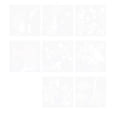 thumbnail image 2 of Naiovety Plantilla de dibujo para pintura de animales, 8 piezas, para colorear, repujado, plantilla reutilizable, Kit surtido, artesanía, 23x23cm Decoración del hogar Naiovety BFH000061-01, 2 of 6