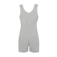 thumbnail image 3 of MKLEKYY Pantalones Cortos Deportivos Para Mujer, Monos Para Mujer, Mono Informal Sin Mangas Con Tirantes, Pantalones Cortos Holgados Con Bolsillos, 3 of 4
