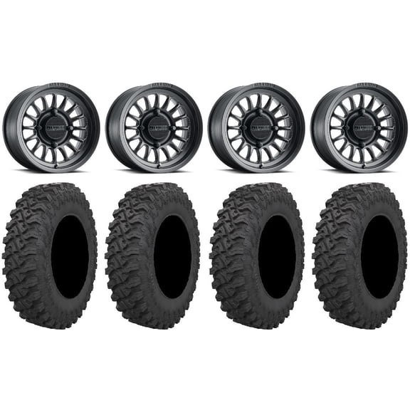 Method 411 15" Black (5 2) Wheels 33" Pro Runner Tires Can-Am Commander Maverick Renegade Outlander Defender