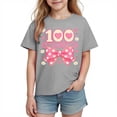 thumbnail image 1 of Camiseta de Manga Corta Linda para Niños Niñas Impresión Gráfica Escuela Temporada Casual Tee, Chicas Manga Corta Tops Ropa de Juego Suave Alternativa, 1 of 9