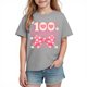 thumbnail image 1 of Camiseta de Manga Corta Linda para Niños Niñas Impresión Gráfica Escuela Temporada Casual Tee, Chicas Manga Corta Tops Ropa de Juego Suave Alternativa, 1 of 9