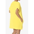 thumbnail image 4 of Robe Mini Babydoll en Gaze de Coton à Manches Courtes Col en V Décontractée pour Femmes, 4 of 7