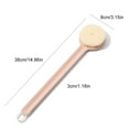 thumbnail image 2 of Bangcool Bath Brush with Long Handle & Hole for Shower, Handheld Soft Back Brush Body Exfoliating Scrubber for Men Women Elders, 2 of 10