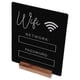 thumbnail image 5 of Señal de contraseña de Wifi Señal de acrílico de WiFi Señal de WiFi Tablero de WiFi Señal de recordatorio de contraseña de WiFi, 5 of 6