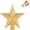 Gold, variant on Miaocao Small Christmas Tree Star Topper Gold Mini Star for Christmas Small Tree Tiny Miniature Xmas Tree Topper for 2 3 ft Tree Ornaments Decorative 2.36 Inch