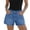 Blue, variant on High Waisted Denim Shorts for Women, Classic Button Fly Relaxed Fit Shorts, Vintage Washed Casual Shorts with Pockets, Your Go-To Versatile Staple for Summer