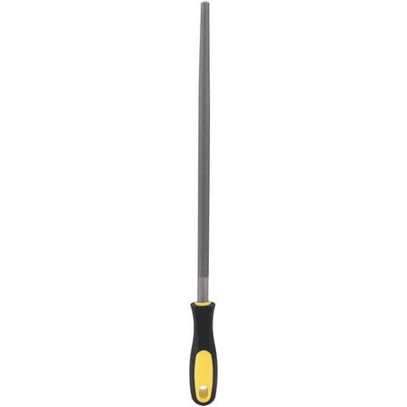 

Yoluxingy Metal Round Mill File 12in Round Mill Steel File Rasp With Handle Sharpening Shaping Tool For Metal Projects (12-inch medium tooth round file with handle) E2398