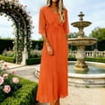 thumbnail image 1 of TaTaai Womens Casual Polka Dot Chiffon Dress Ruffle Sleeve Detail Lightweight Flowy Breathable Soft Fabric Elegant Midi Dress For Spring Summer Daily Party Wear Gift, 1 of 7