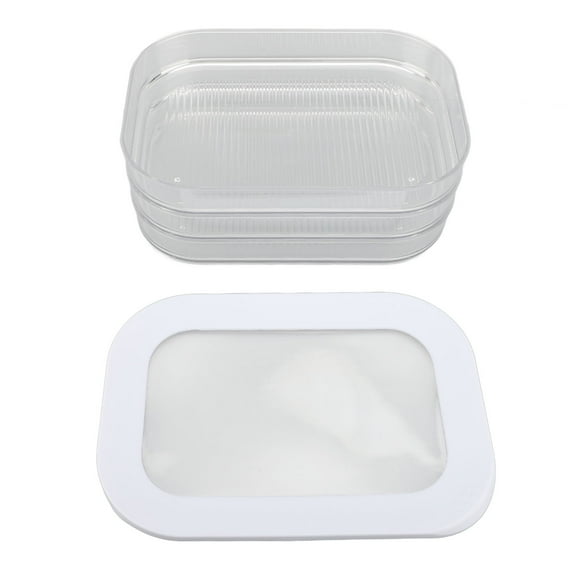 Deli Meat Container, Large Capacity Rectangular Thickened Bacon Lunch Meat Container with Lid for Kitchen