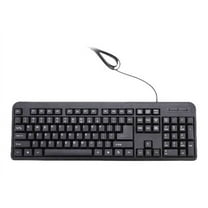 iMicro KB-US0803 104-Key Wired USB English Keyboard (Black)