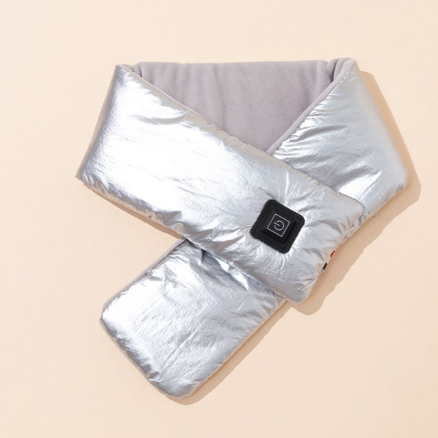 Heated Scarf Neck Heating Pad Men and Women Rechargable Heated Neck Warmer Wrap USB Thermal Scarfs