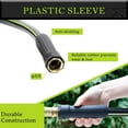 thumbnail image 6 of WORTH 5/8 in. X 12ft Expandable Garden Hose,No Kink Heavy Duty Flexible Water Hose with Solid Brass Hose Fittings Swivel Grip Male to Female Fittings, 6 of 8