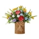 thumbnail image 1 of Casa de canasta de colgilla de puerta corona de corona para flores artificiales decoración del hogar adorno para la fiesta de la, 1 of 8