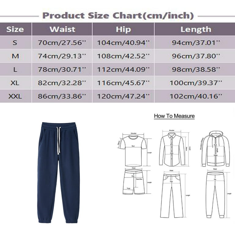 YUHAOTIN Mens Joggers with Zipper Pockets Polyester Male Fall and Winter  Pants Sweatpants New Fabric Shaker Double Nine Minute Pants Casual  Sweatpants