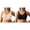 Black 1PCS & Beige 1PCS, variant on 2Pack Plus Size Wireless Full Coverage Bras Seamless Underwire Bra, One Smooth U Smoothing Underwire Bras for Women, Convertible Straps, Ultra Light
