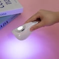 thumbnail image 4 of Lámpara secadora de uñas rosa, lámpara portátil LED UV de 5 W para uñas de gel, lámpara de fotocurado profesional para manicura de manos y pies., 4 of 4