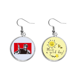 thumbnail image 1 of China Red Education Promotion Culture Pendiente Sol Flor Pendiente Joyas Moda Unbranded M, 1 of 3