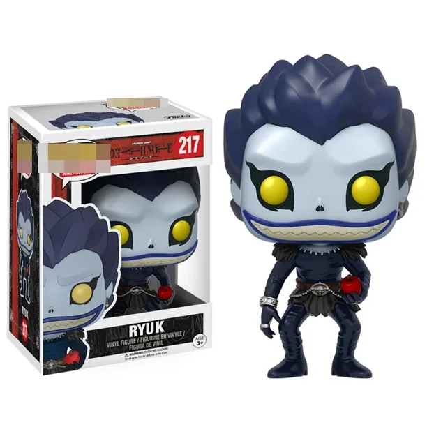 Funko POP Animación Death Note L con pastel 219 # 218 RYUK 217 # Figura de acción de PVC Juguete Coleccionable Muñecas de vinilo Juguetes de anime japonés