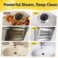 thumbnail image 5 of VASG Steam Cleaner, Portable Steamer for Cleaning with 15pcs Accessories, 15s Heat-up & 1.6L Large Tank, Handheld Steam Cleaner for Car Detailing, Home, Tile, Grout, Furniture (Black), 5 of 10
