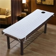 thumbnail image 2 of 2pcs Beauty Massage Bed Table Cover Mattress Sheet Pads with Hole 190x70cm White, 2 of 8