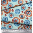 thumbnail image 3 of Soimoi Silk Fabric Brush Stroke Abstract Decor Fabric Printed Yard 42 Inch Wide, 3 of 3