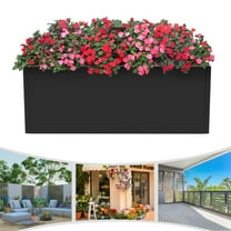 Floorstanding Planter Box Rectangular Planter Box 38*15*15in Outdoor Modern Planter for Gardens, Balconies
