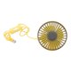 thumbnail image 2 of Ventilador de coche con luz LED, ventilador con clip de ventilación, 3 velocidades, viento fuerte, carga USB para coches, mesas, oficina en casa, amarillo, 2 of 10