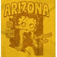 thumbnail image 2 of Vintage Betty Boop Arizona State Map Women's Graphic T Shirt Tees Brisco Brands S, 2 of 6